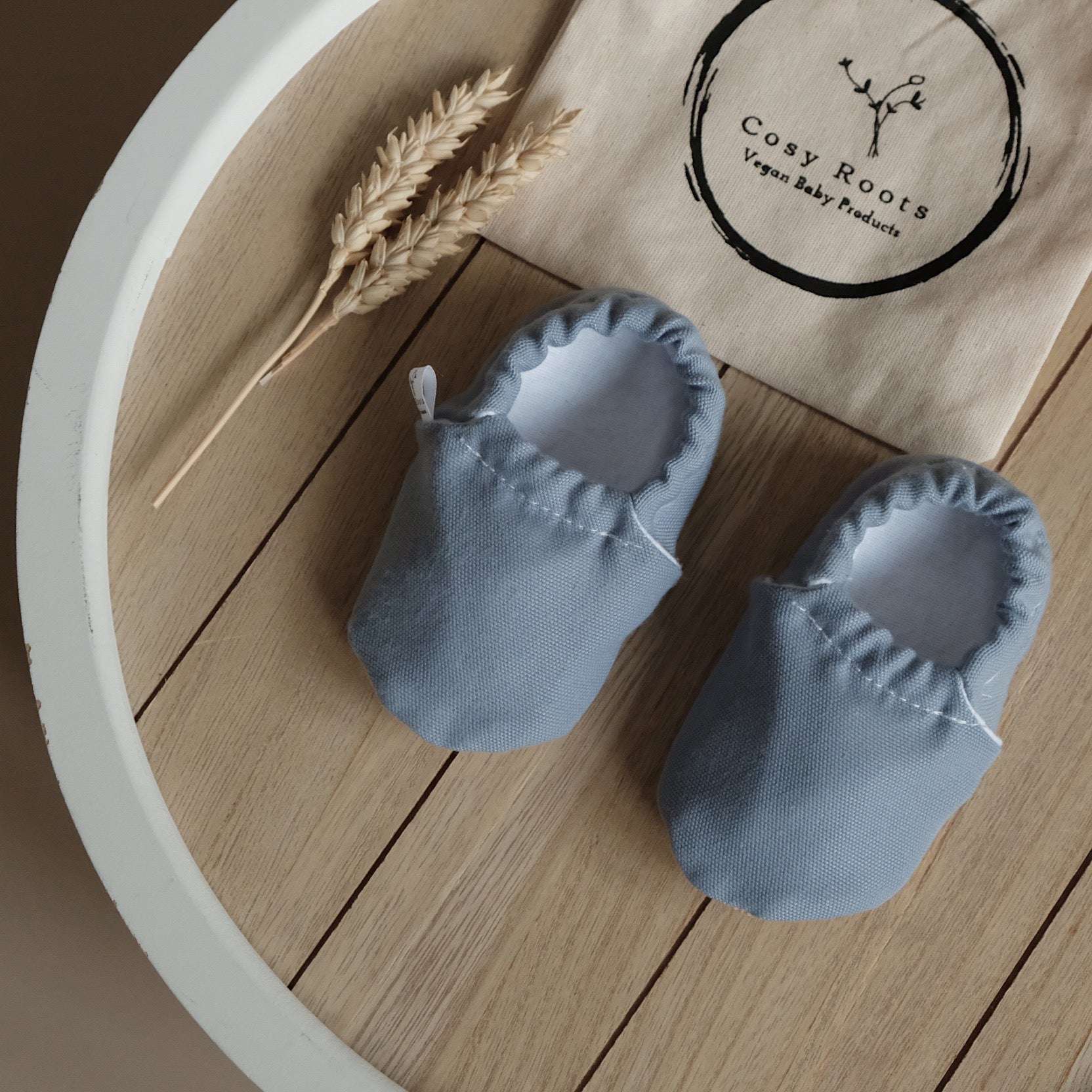 Vegan Shoes - Dusty Blue - Earth Collection - Image 4