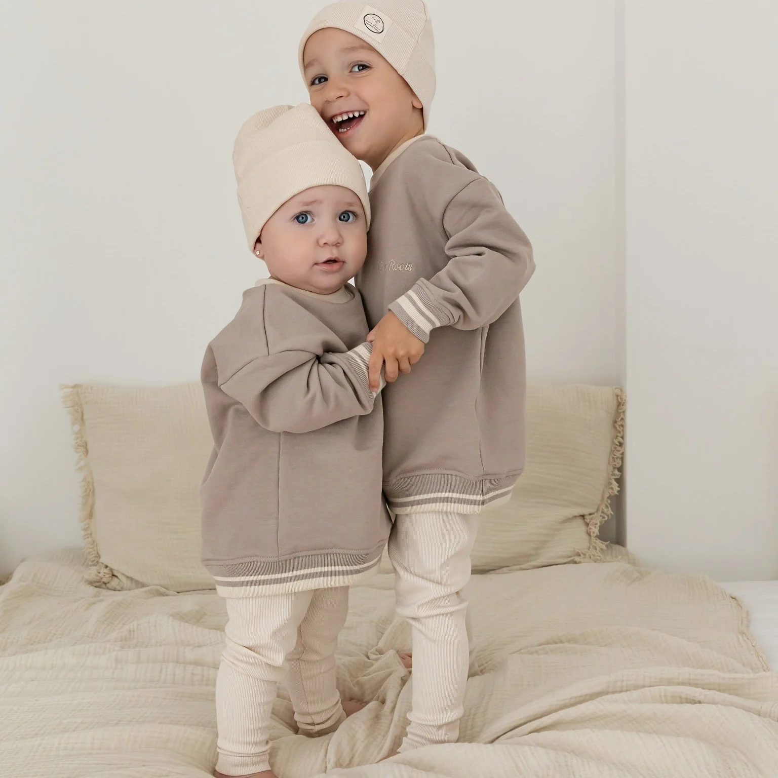 Family Sweatshirt - Caramel - SALE - Image 3