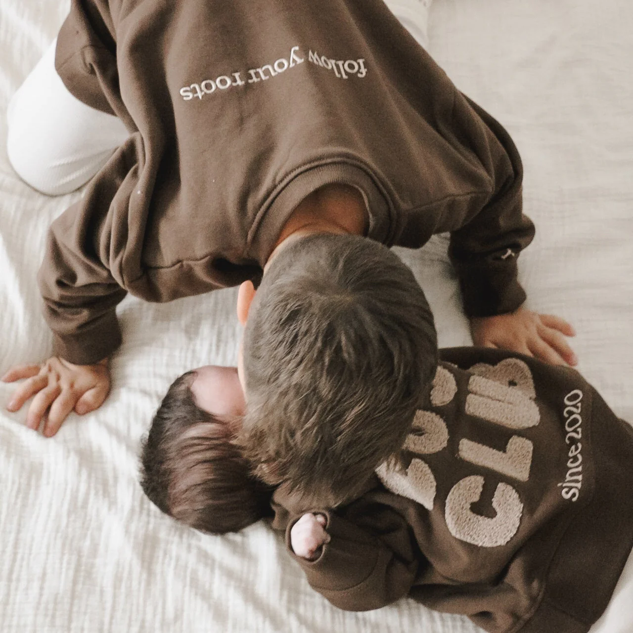 Family Sweatshirt - Chocolate Brown - The Cosy Club - Image 12