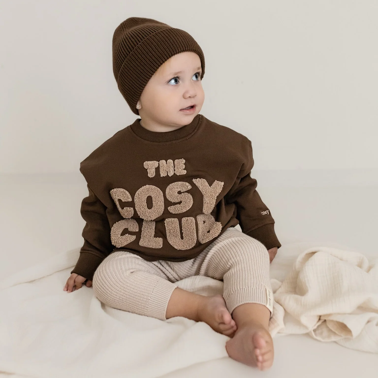 Family Sweatshirt - Chocolate Brown - The Cosy Club - Image 16