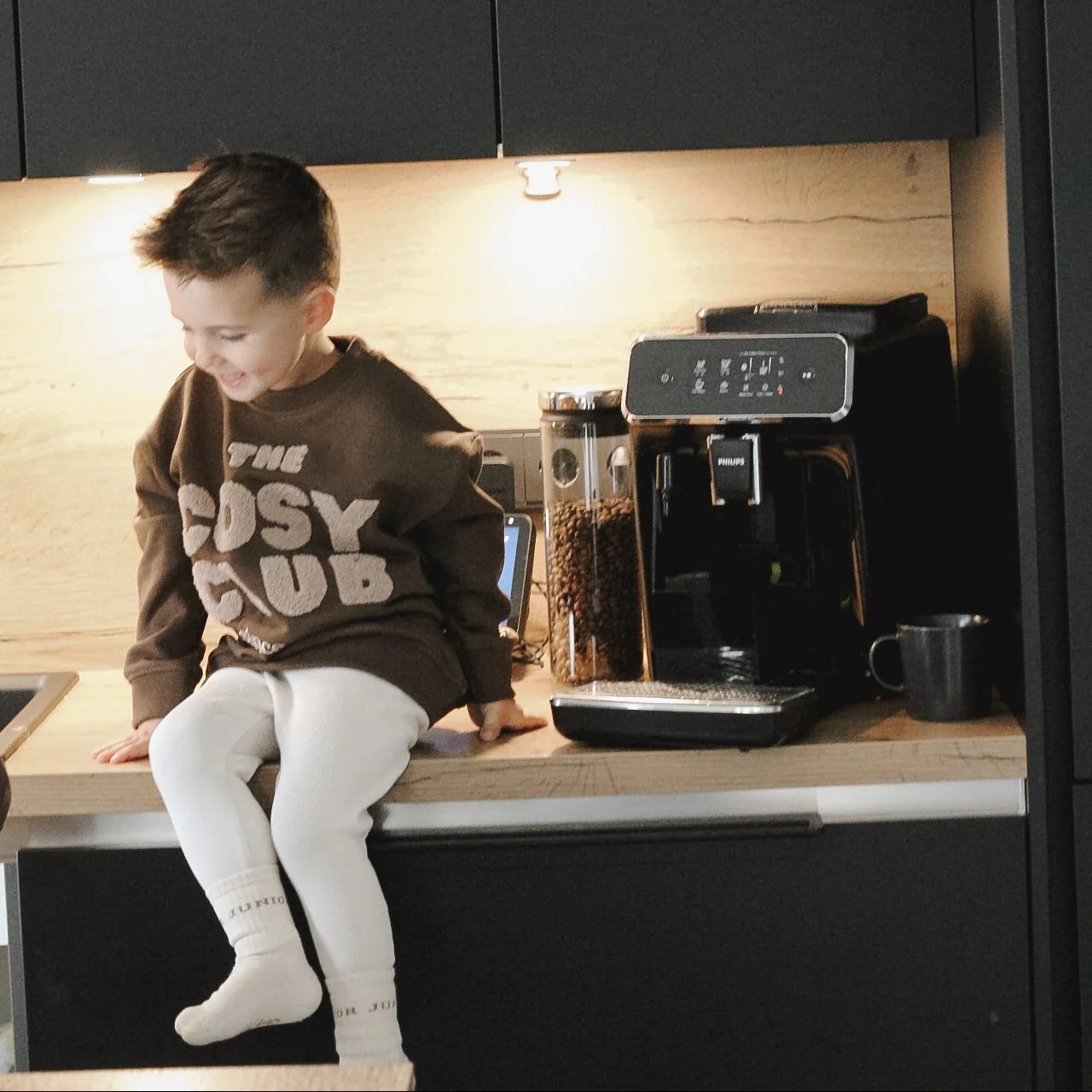 Family Sweatshirt - Chocolate Brown - The Cosy Club - Image 5