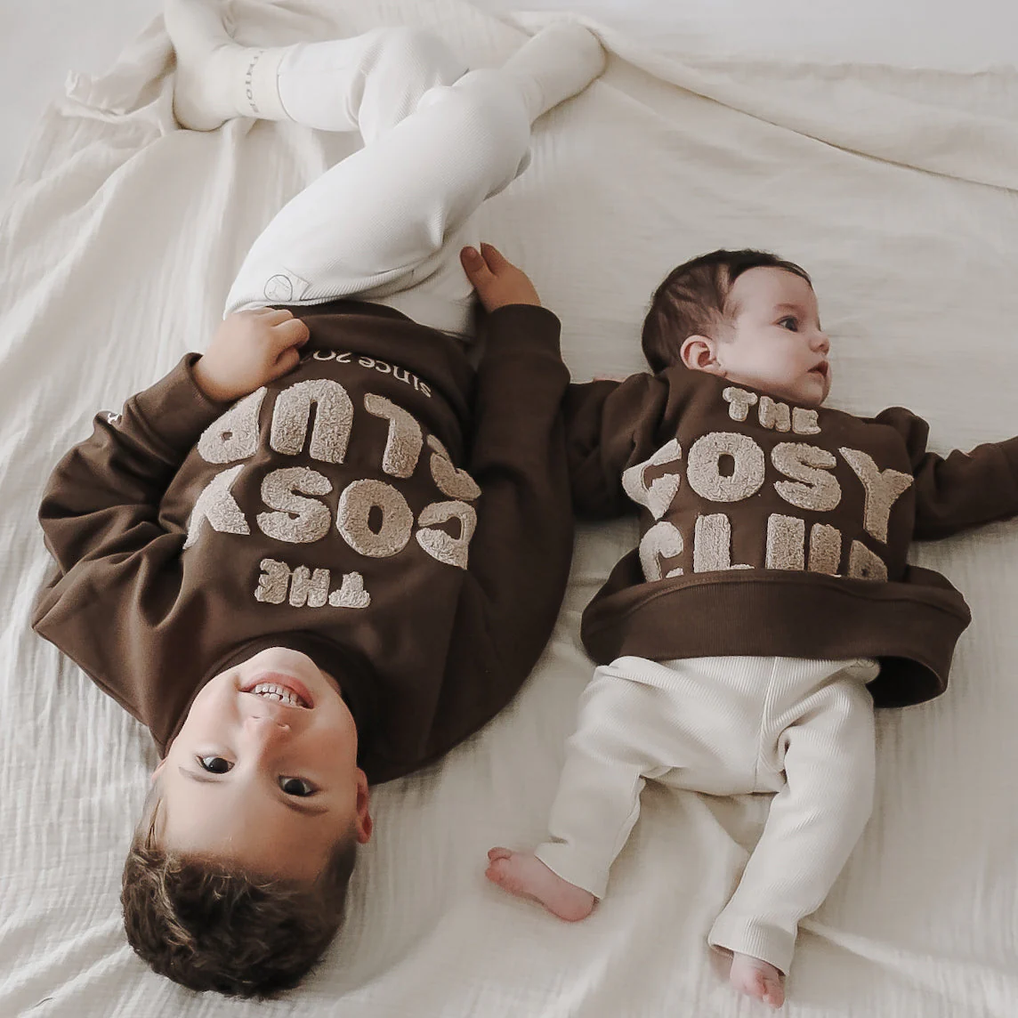 Family Sweatshirt - Chocolate Brown - The Cosy Club - Image 6