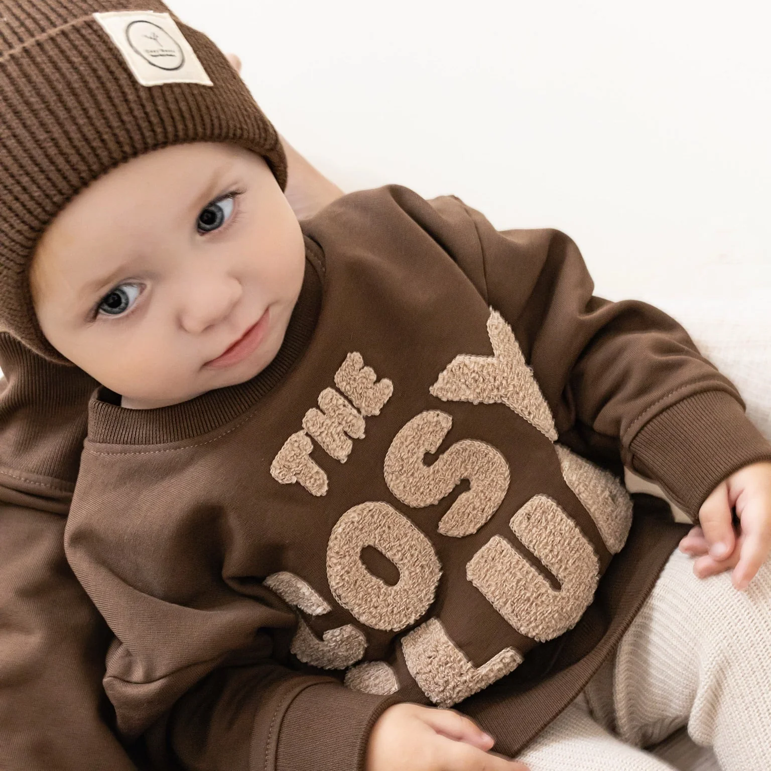 Family Sweatshirt - Chocolate Brown - The Cosy Club - Image 7