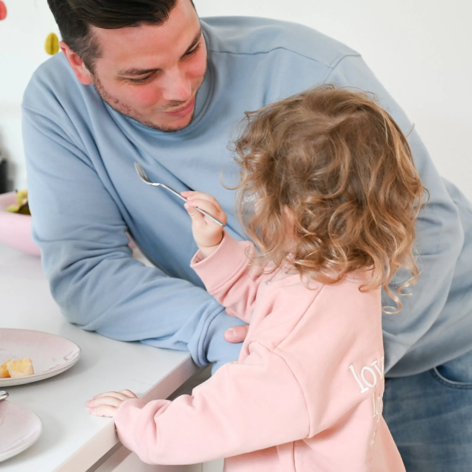 Family Sweatshirt - DAD - Dusty Blue - Forever Bonded - Image 4
