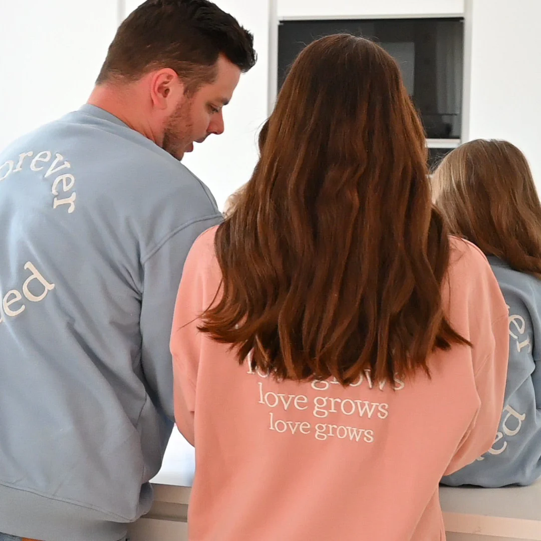 Family Sweatshirt - DAD - Dusty Blue - Forever Bonded - Image 8