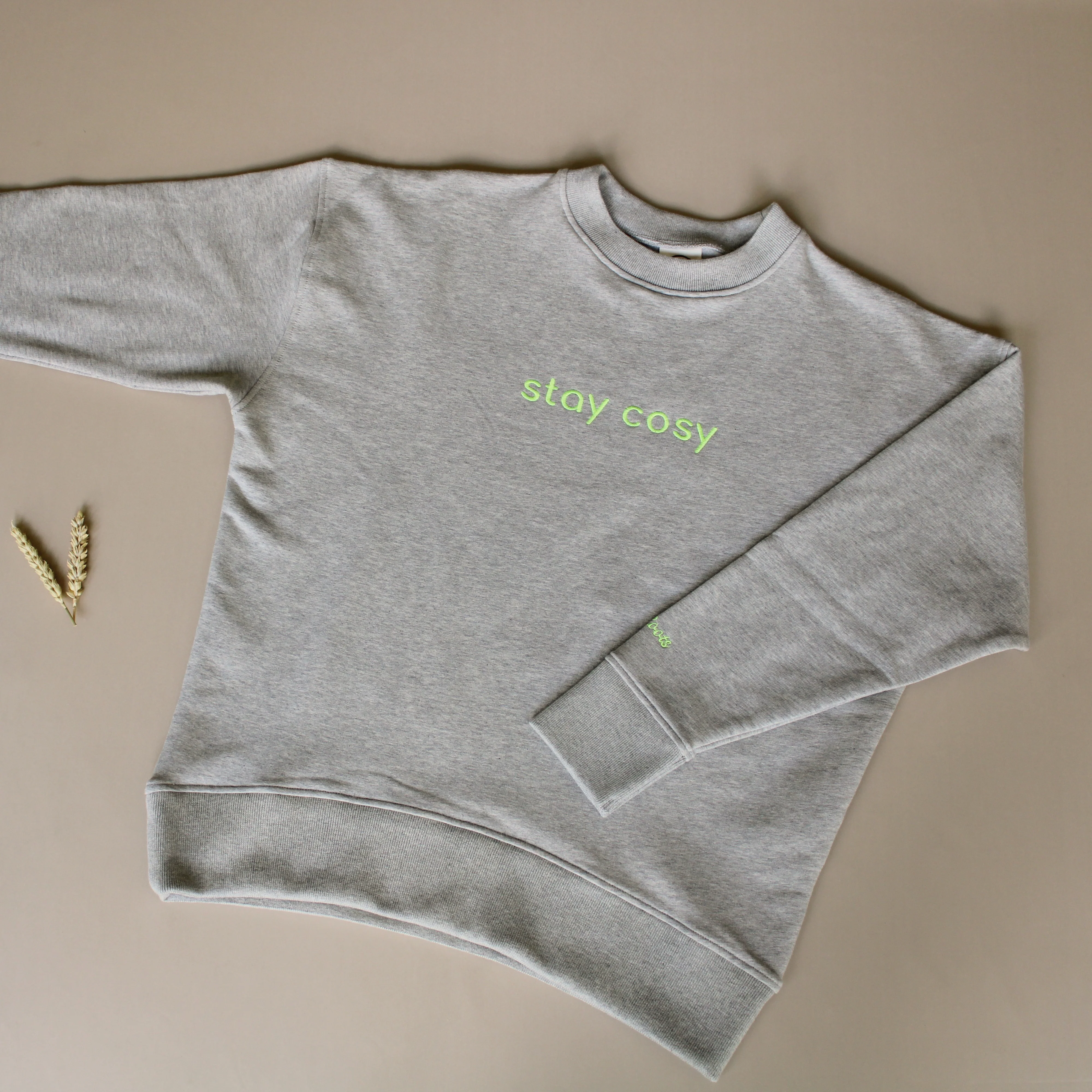 Family Sweatshirt - Mum - Grey Melange - Image 8