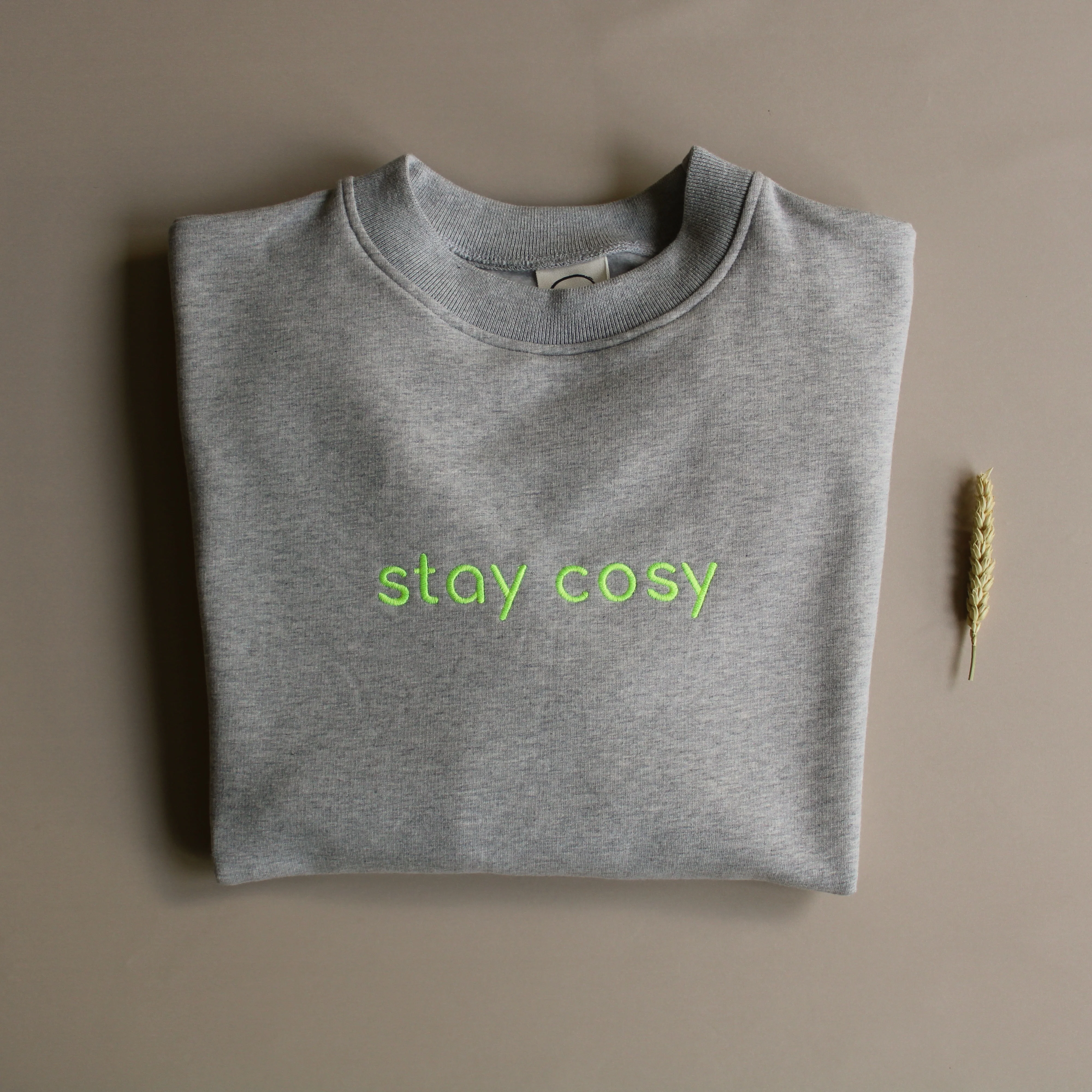 Family Sweatshirt - Mum - Grey Melange - Image 3