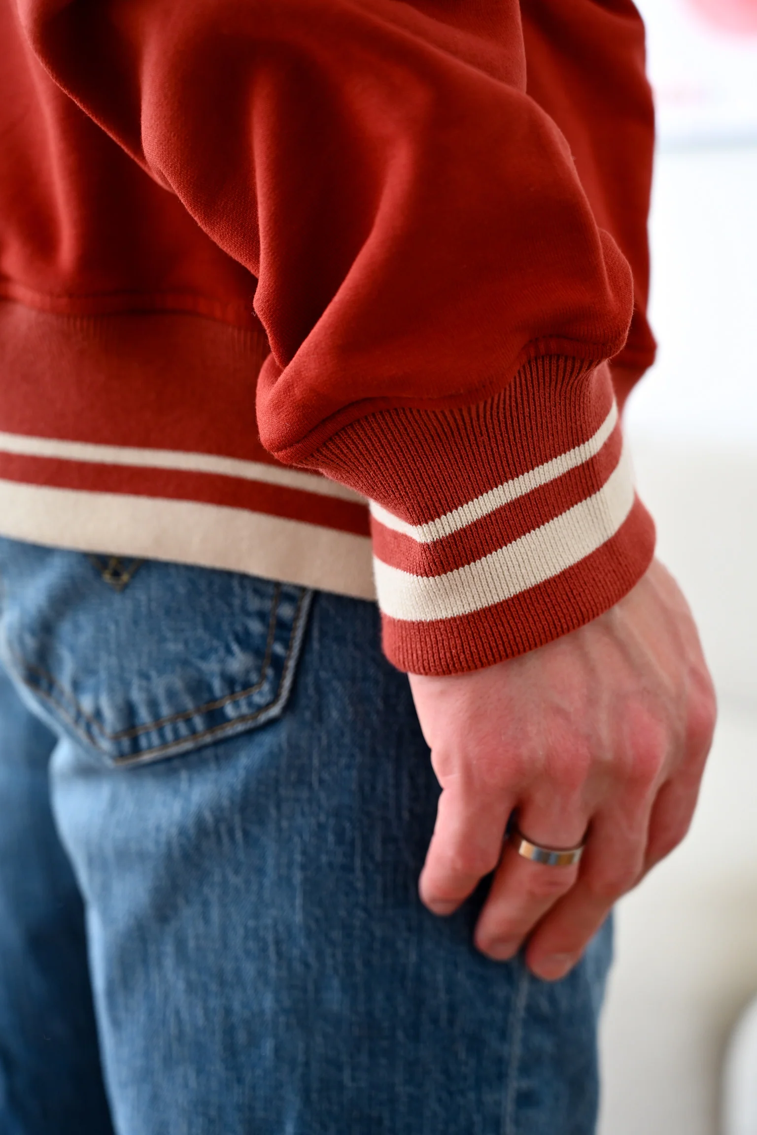 Family Sweatshirt - DAD - Vintage Red - SALE - Image 5