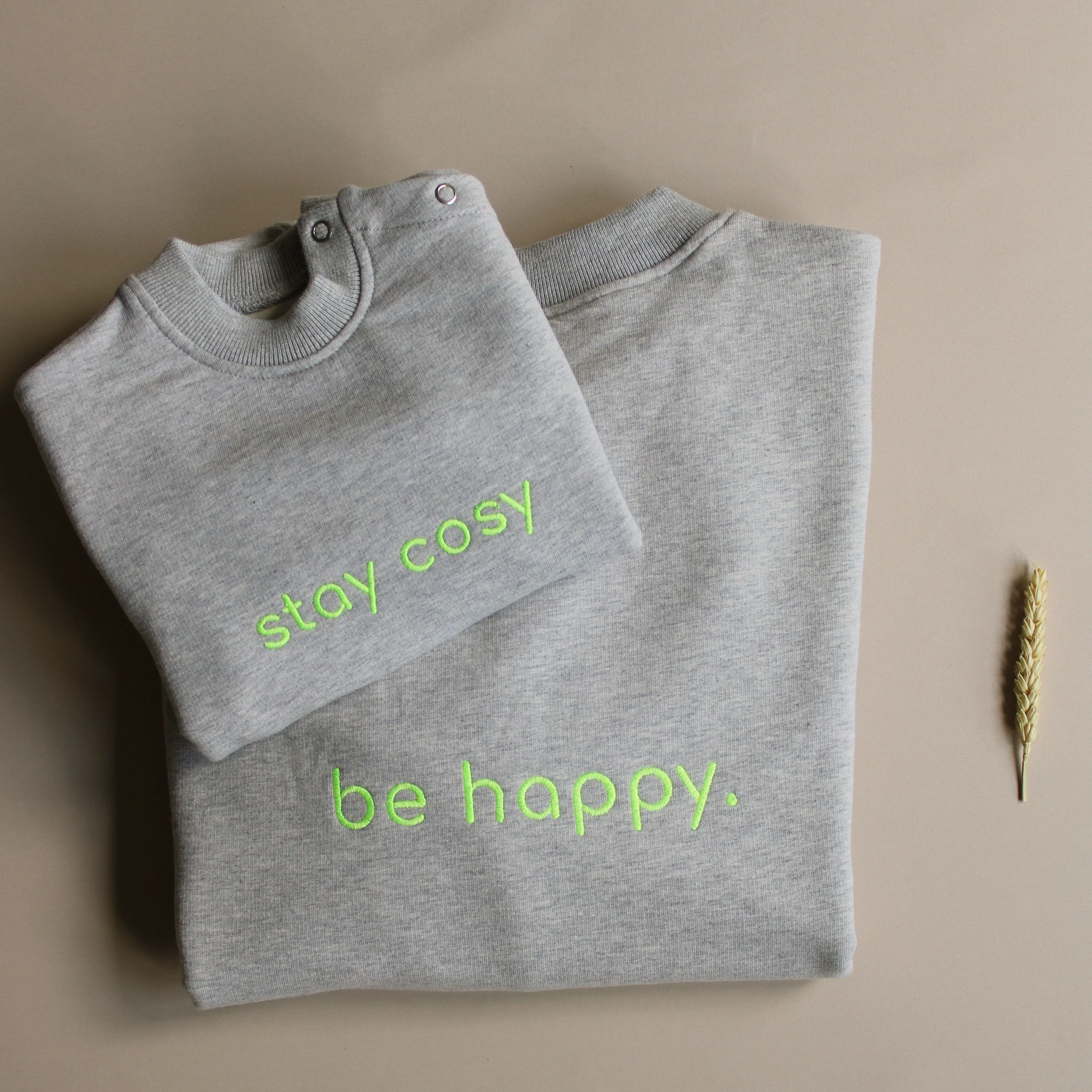 Family Sweatshirt - Grey Melange - Image 3