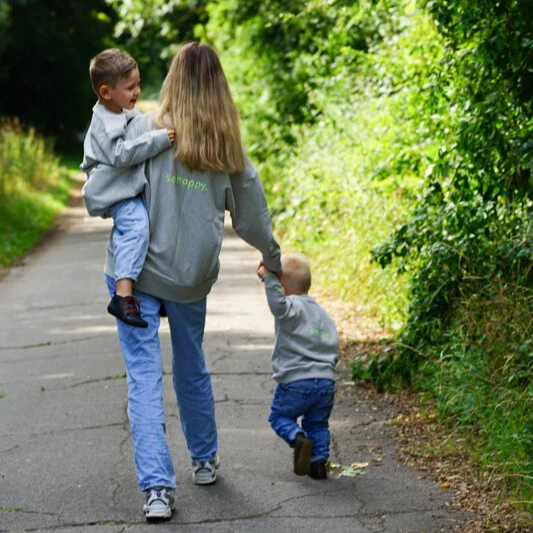 Family Sweatshirt - Grey Melange - Image 4