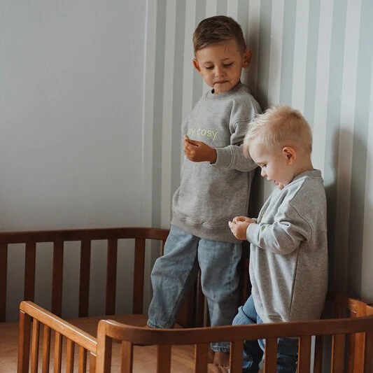 Family Sweatshirt - Grey Melange - Image 5