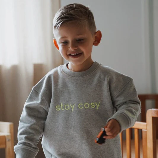 Family Sweatshirt - Grey Melange - Image 6