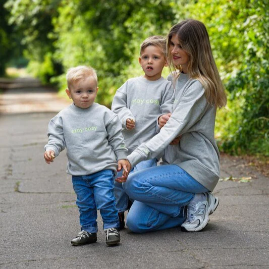 Family Sweatshirt - Grey Melange - Image 7