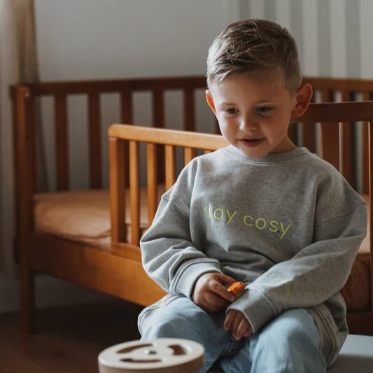 Family Sweatshirt - Grey Melange - Image 8