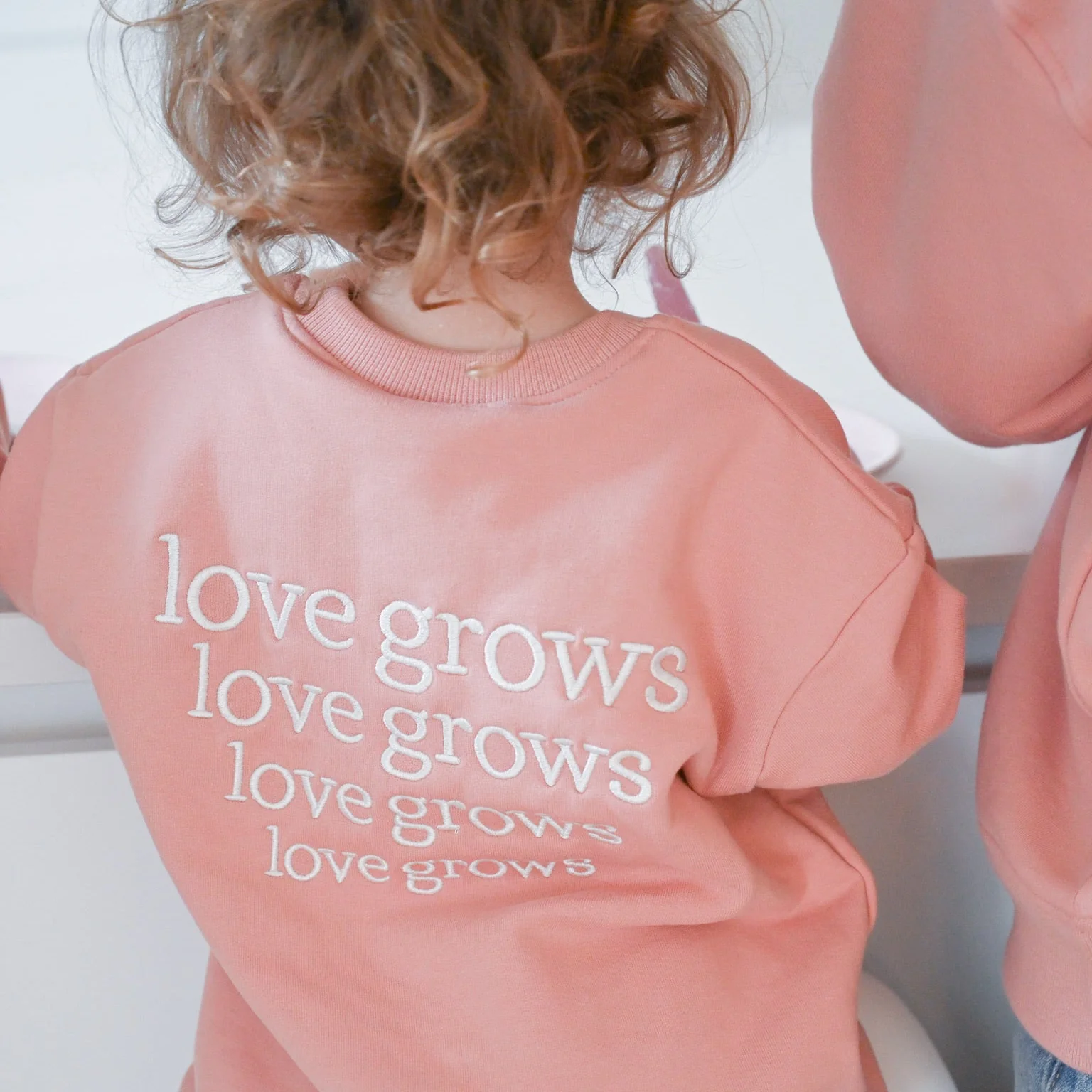 Family Sweatshirt - Dusty Rose - Love Grows - Image 10