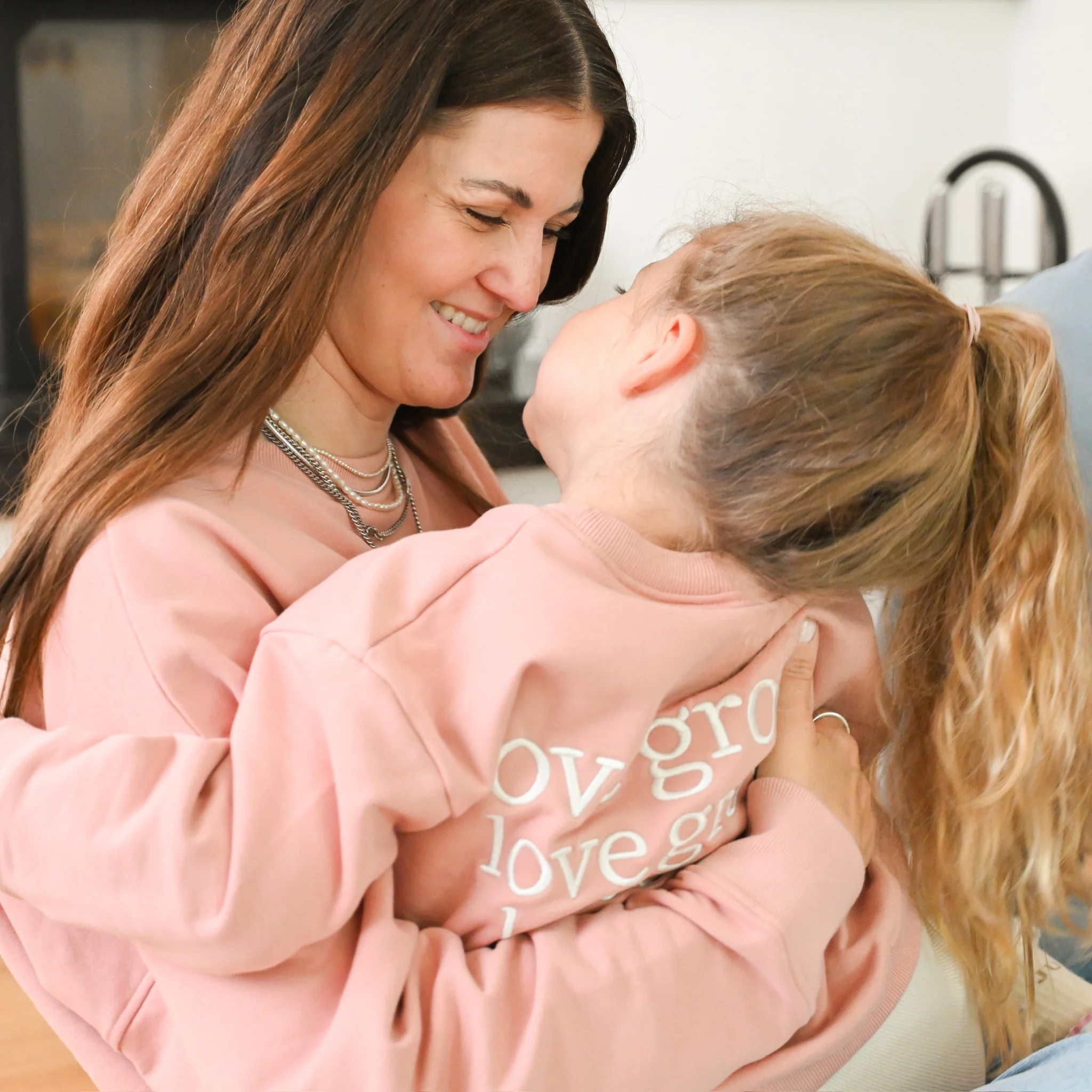 Family Sweatshirt - Dusty Rose - Love Grows - Image 3