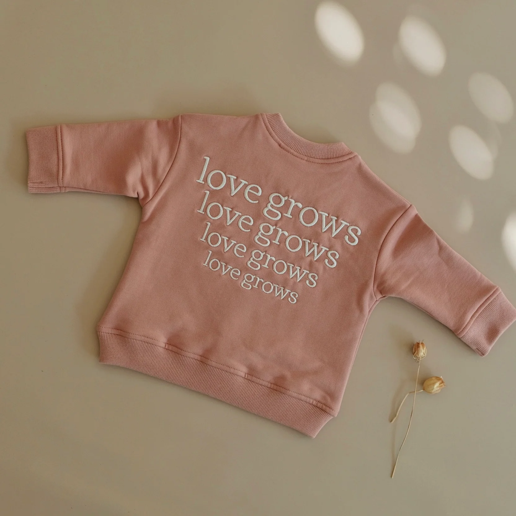 Family Sweatshirt - Dusty Rose - Love Grows - Image 9