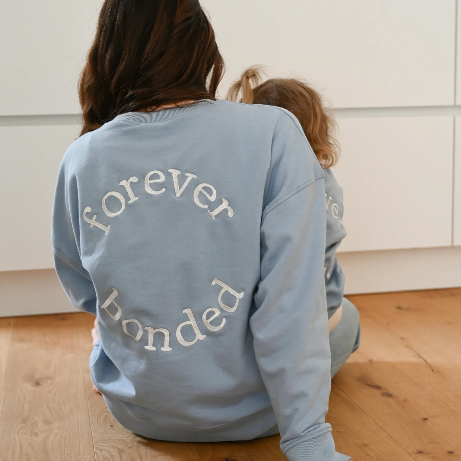 Family Sweatshirt -  MUM - Dusty Blue - Forever Bonded - Image 10