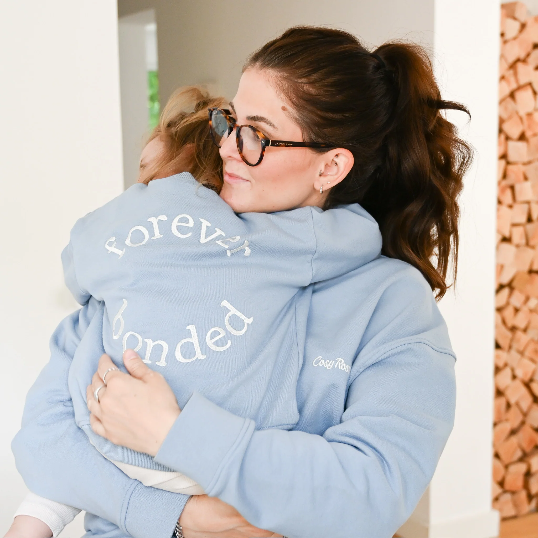 Family Sweatshirt -  MUM - Dusty Blue - Forever Bonded - Image 3