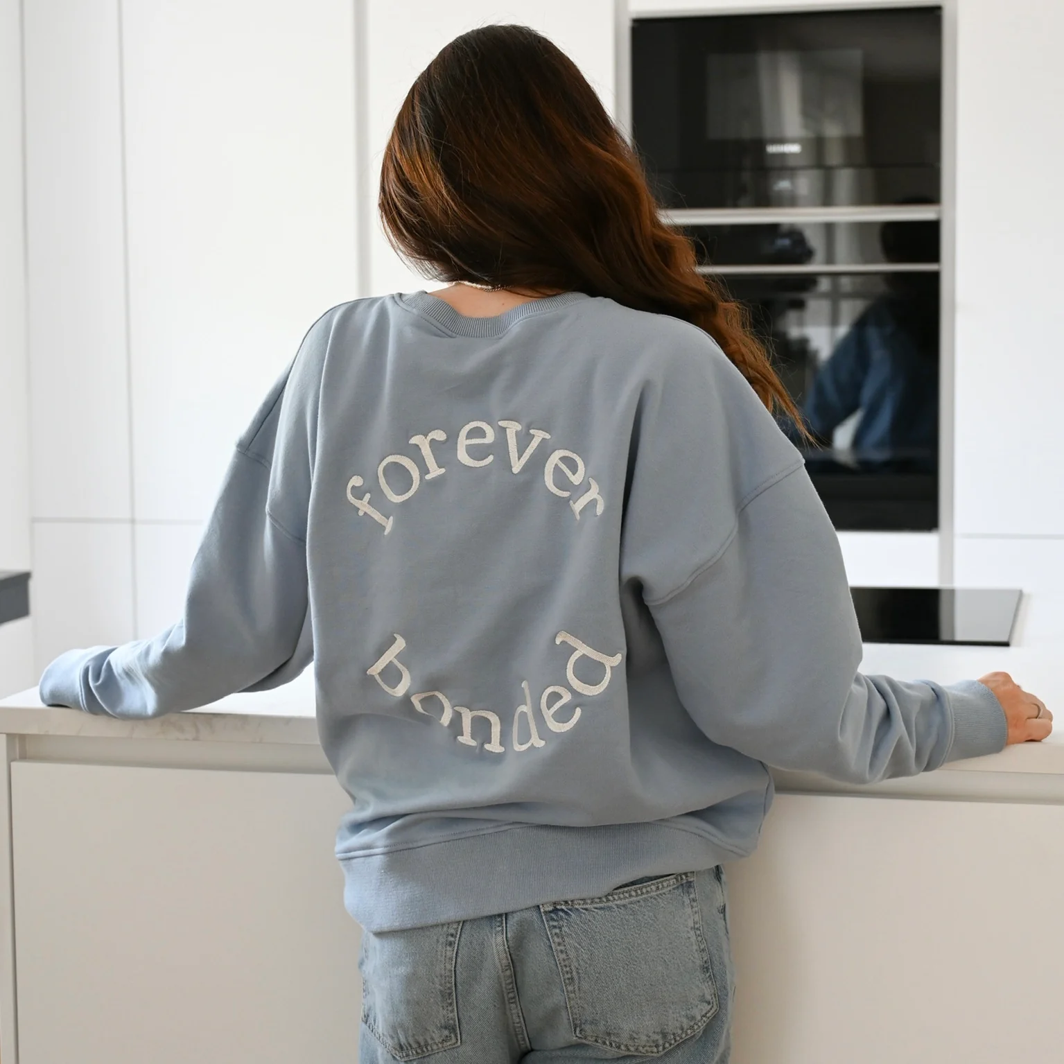 Family Sweatshirt -  MUM - Dusty Blue - Forever Bonded - Image 9