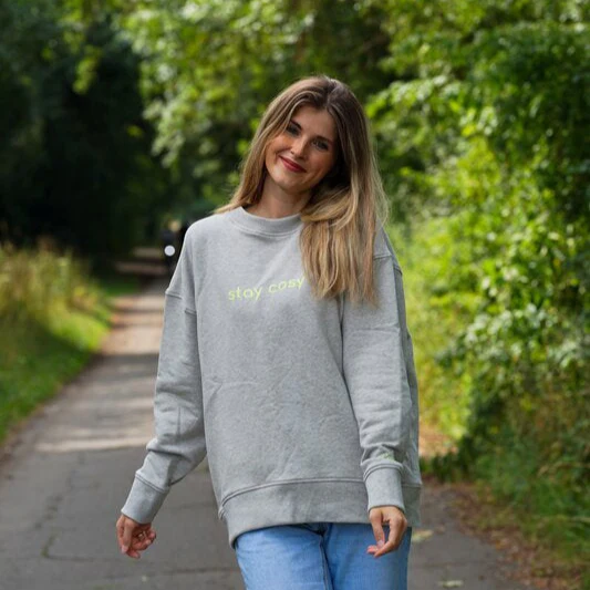 Family Sweatshirt - Mum - Grey Melange - Image 5