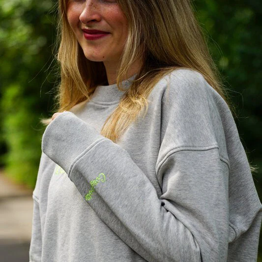 Family Sweatshirt - Mum - Grey Melange - Image 6