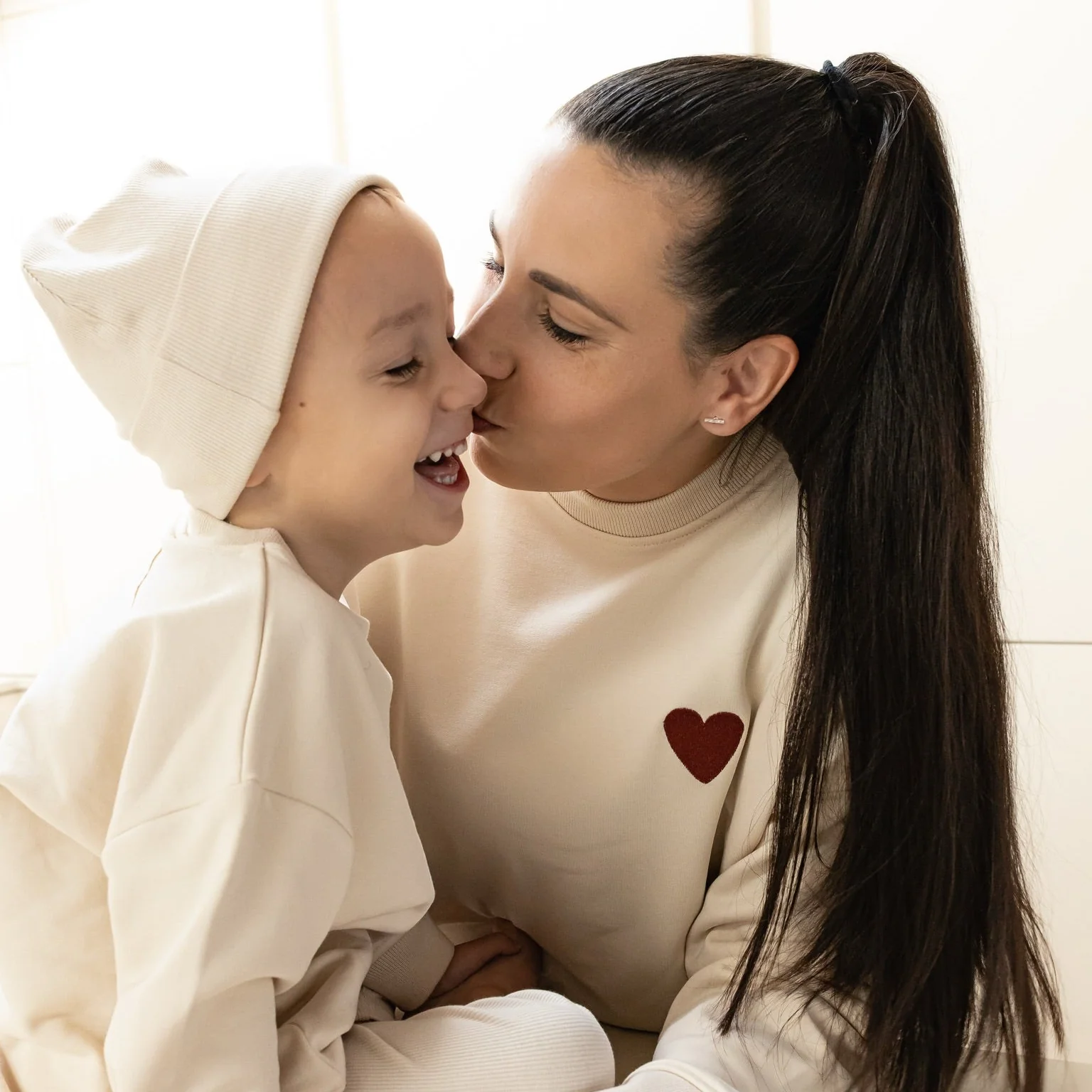 Family Sweatshirt - MUM - Sand - Image 3