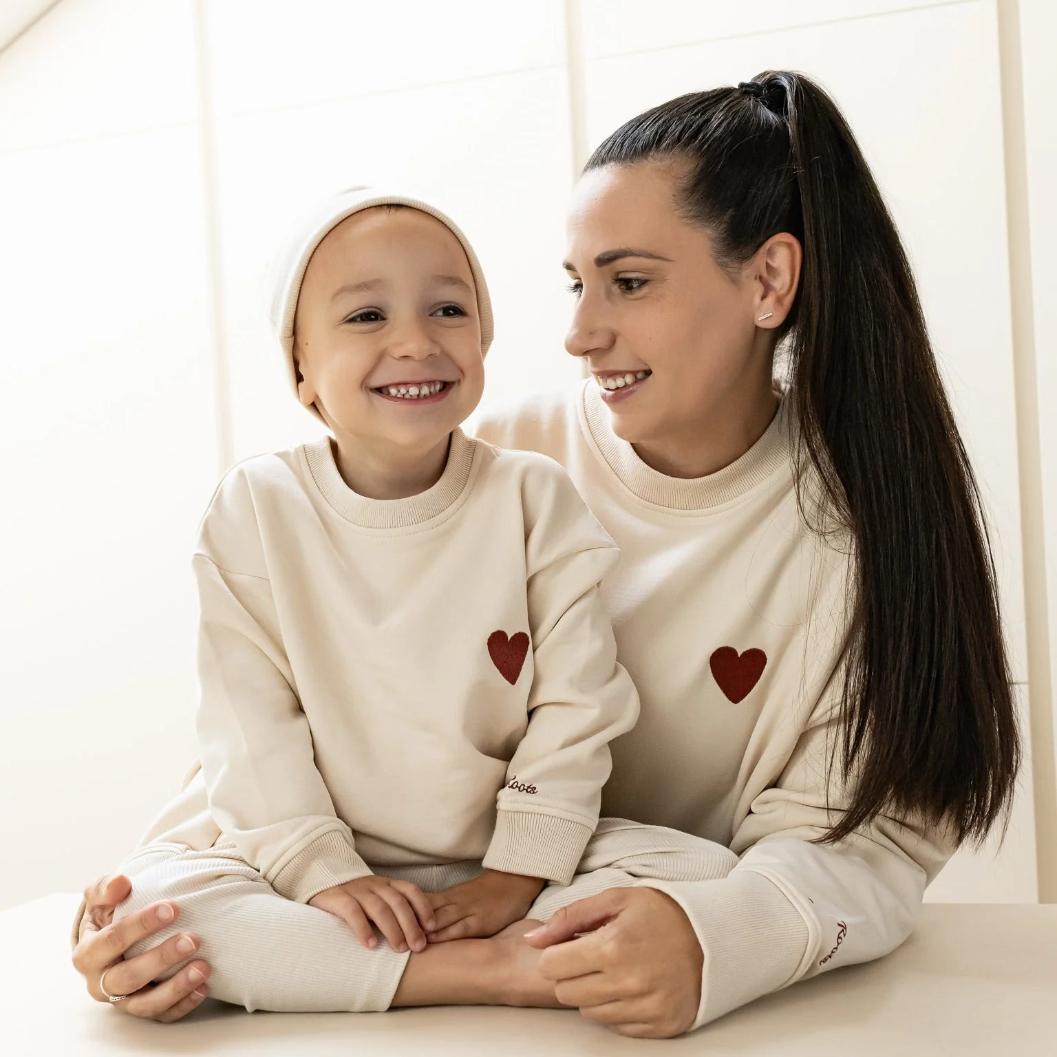 Family Sweatshirt - MUM - Sand - Image 6