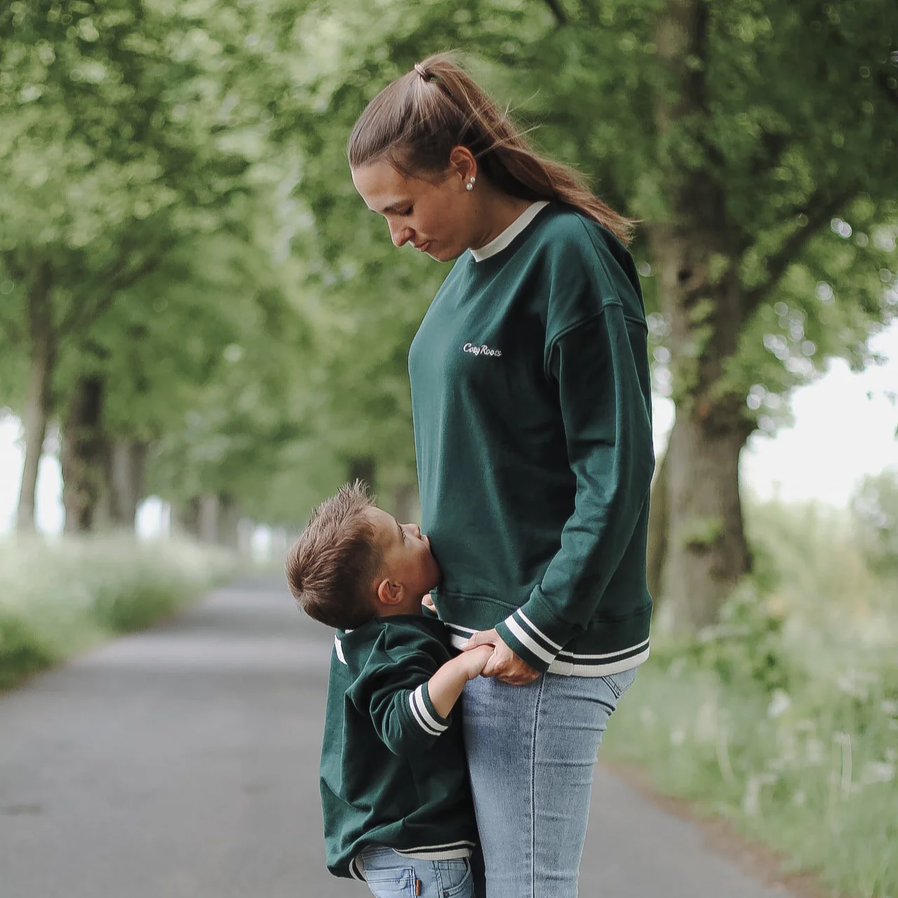 Family Sweatshirt - Vintage Green - SALE - Image 4