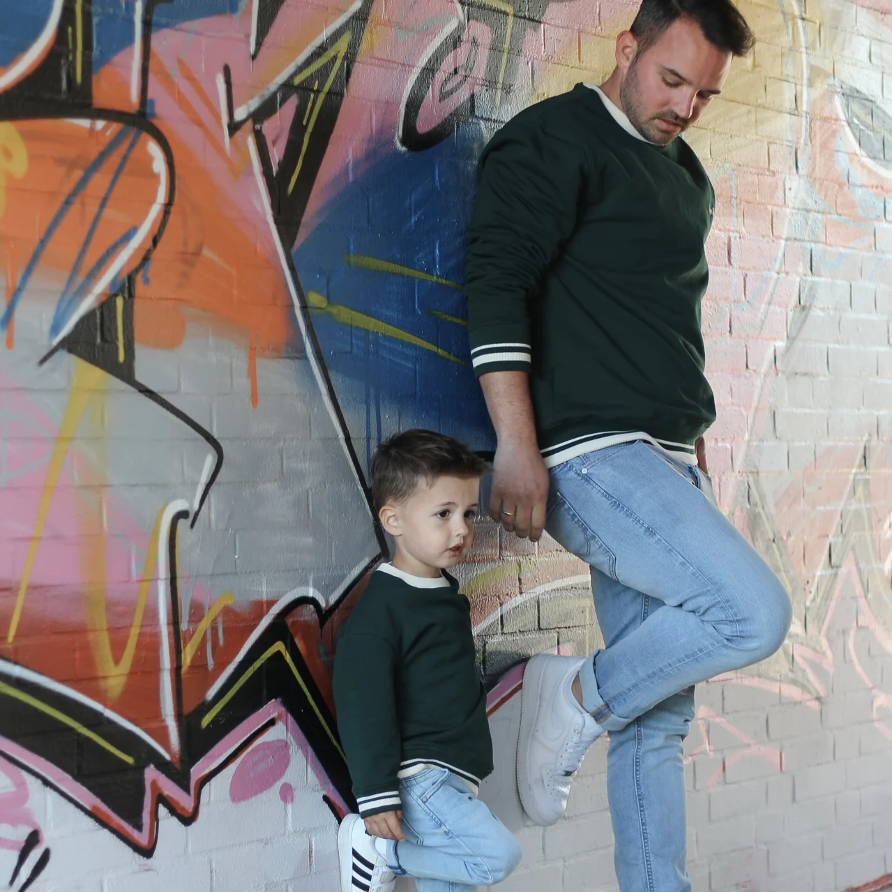 Family Sweatshirt - Vintage Green - SALE - Image 7