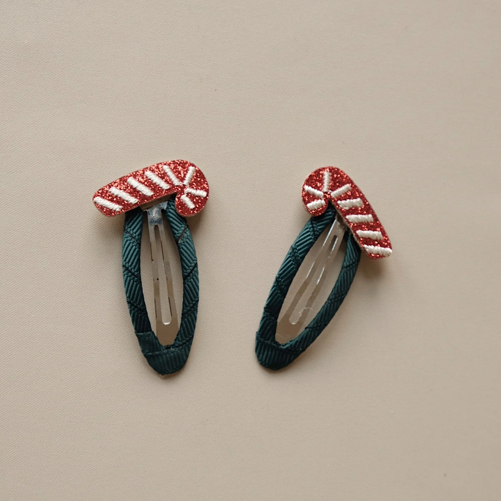Hair Clips - Candy Cane - Pack of 2 - Image 5