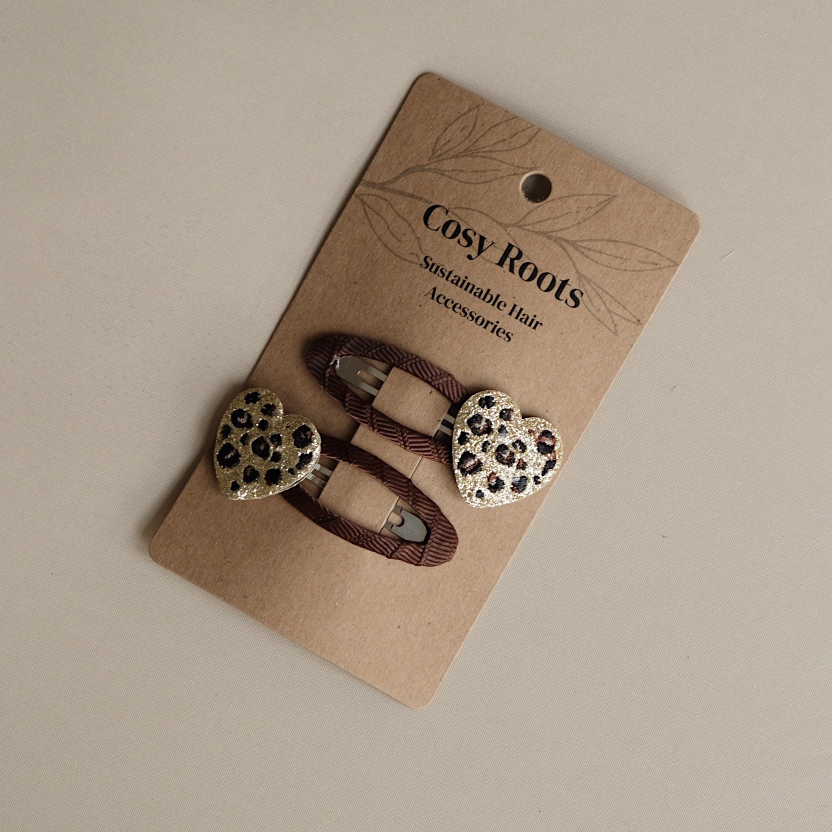 Hair Clips - Leo Hearts - Pack of 2 - Image 5