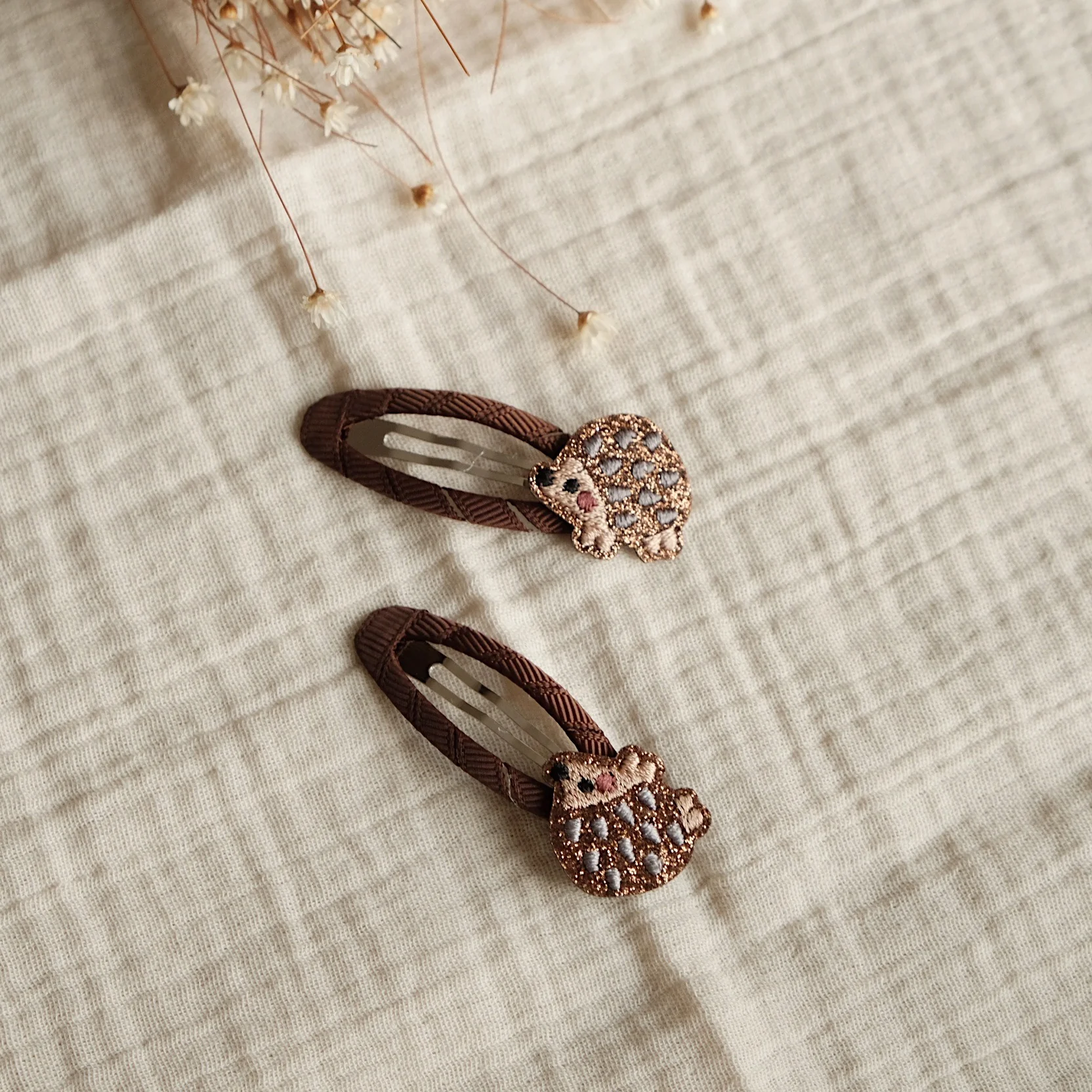 Hair Clips - Little Hedgehogs - Pack of 2 - Image 3