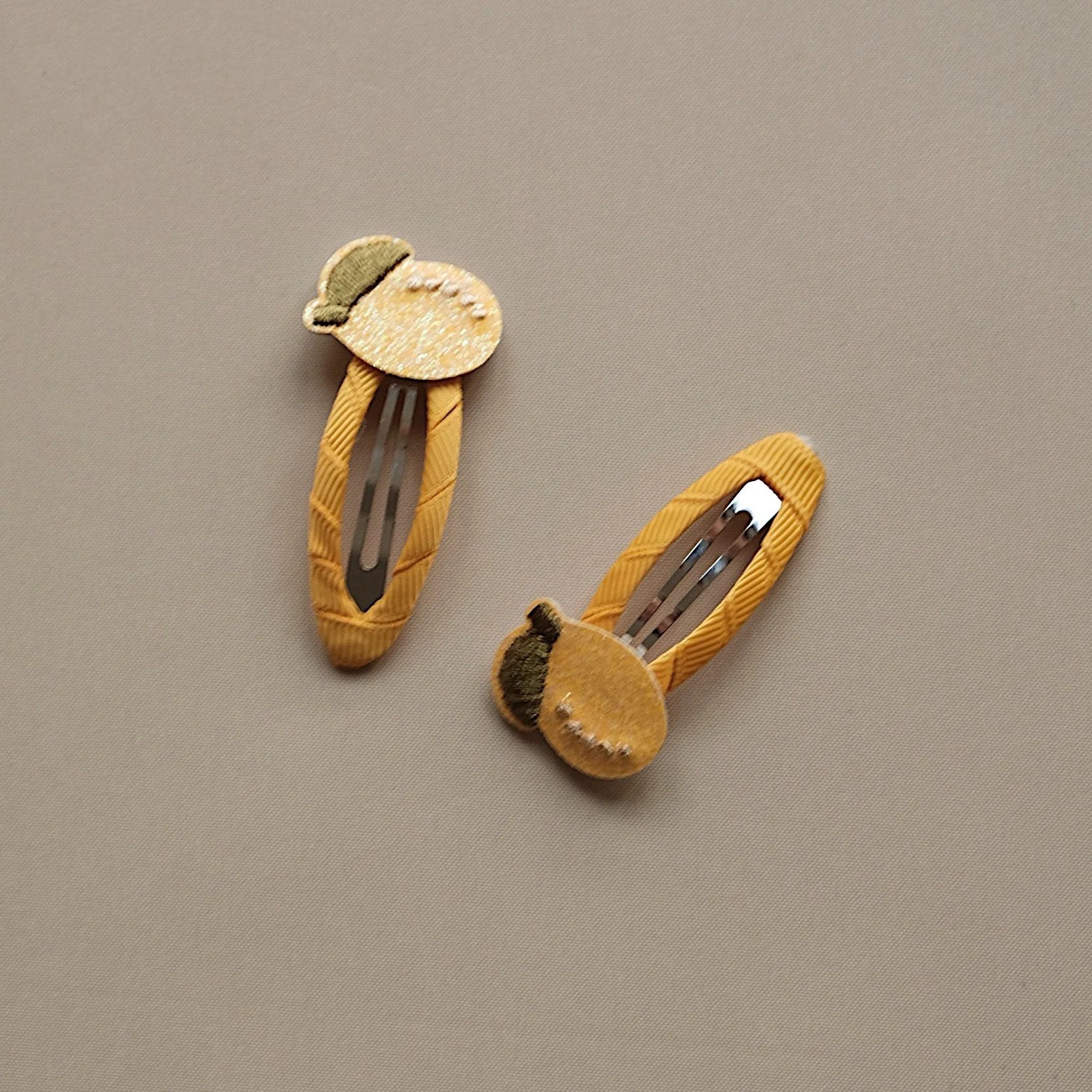 Hair Clips - Pure Lemon - Pack of 2 - Image 3