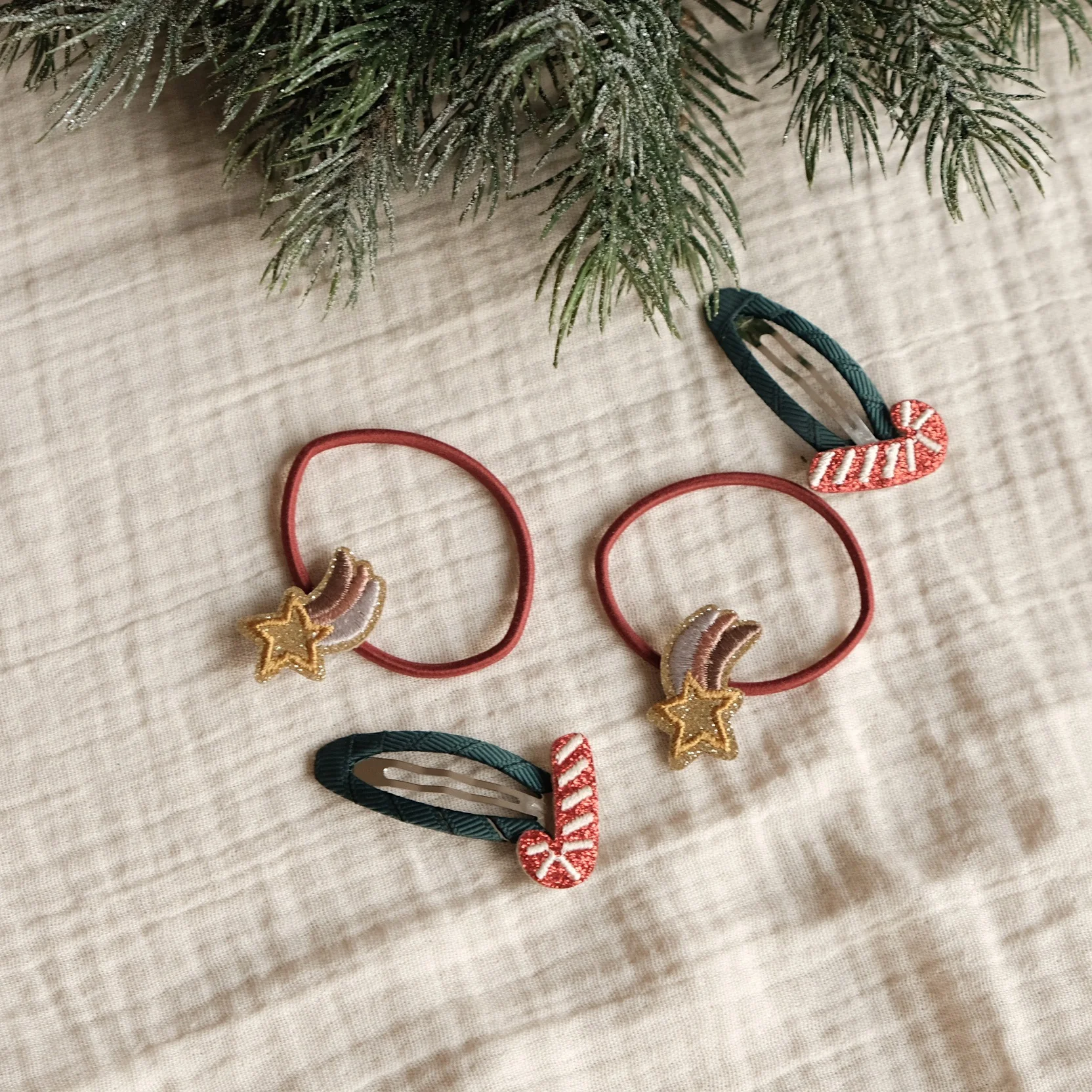 Hair Ties - Candy Cane - Pack of 2 - Image 3