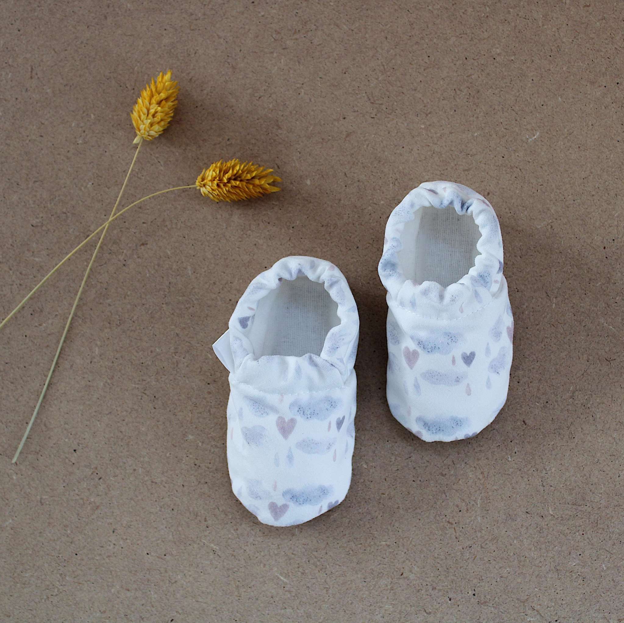 Vegan Shoes - Hearts and Clouds - S A L E - Image 8