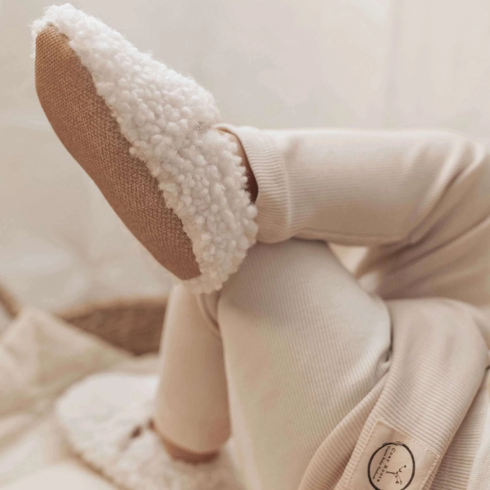Vegan Shoes -Cosy Roots - Teddy Shoes - Milk - Image 4