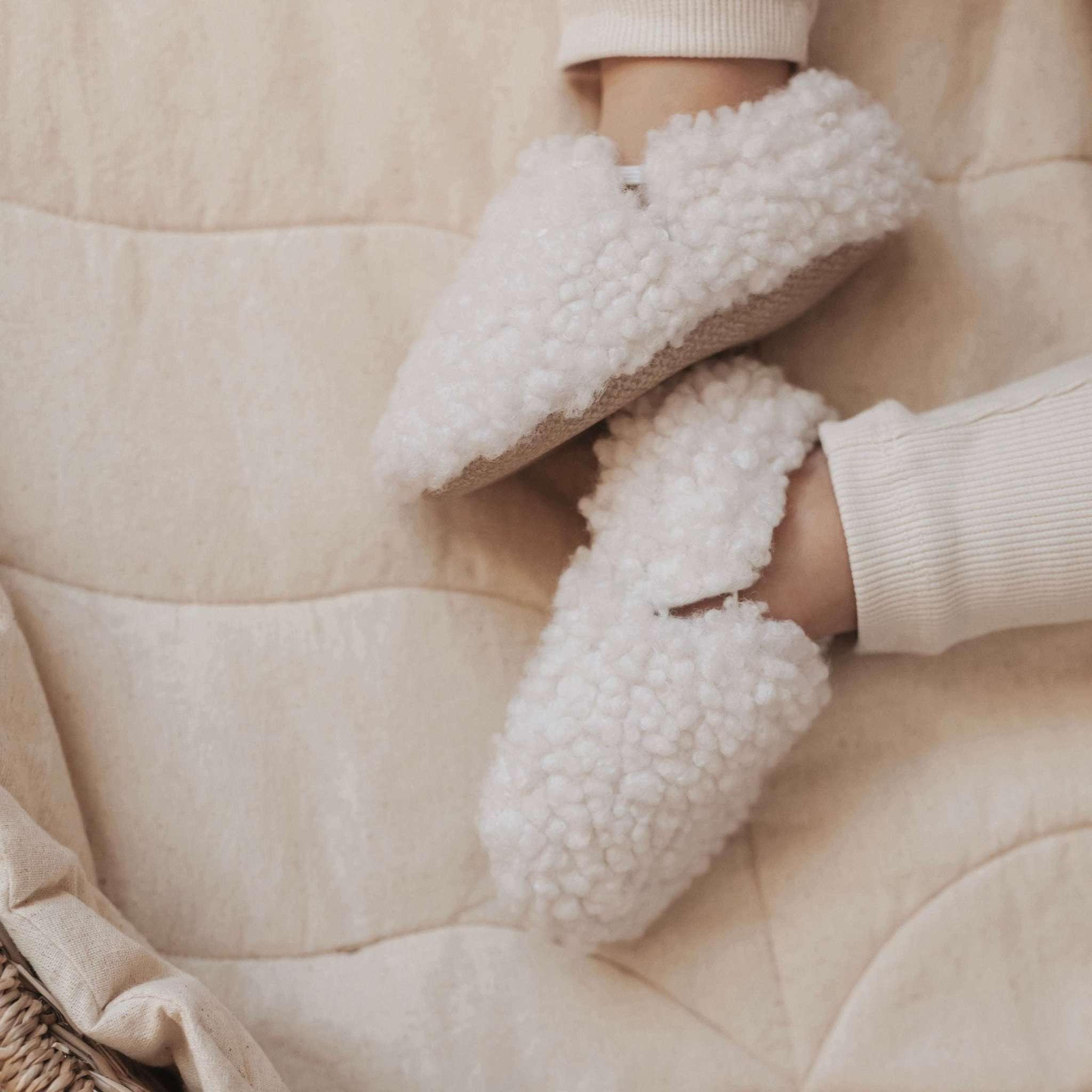 Vegan Shoes -Cosy Roots - Teddy Shoes - Milk - Image 5