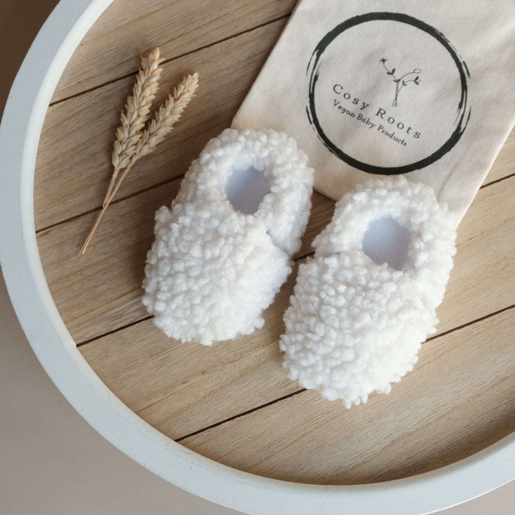 Vegan Shoes -Cosy Roots - Teddy Shoes - Milk - Image 6