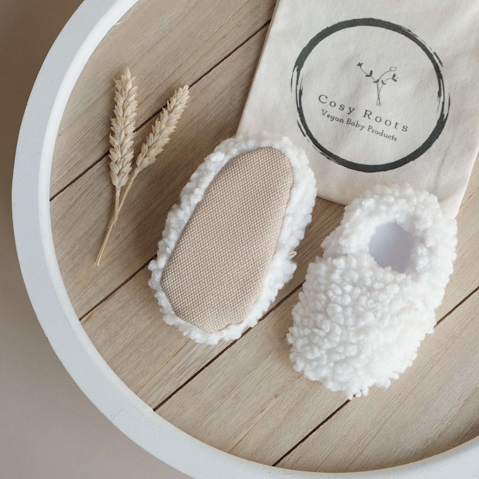 Vegan Shoes -Cosy Roots - Teddy Shoes - Milk - Image 7
