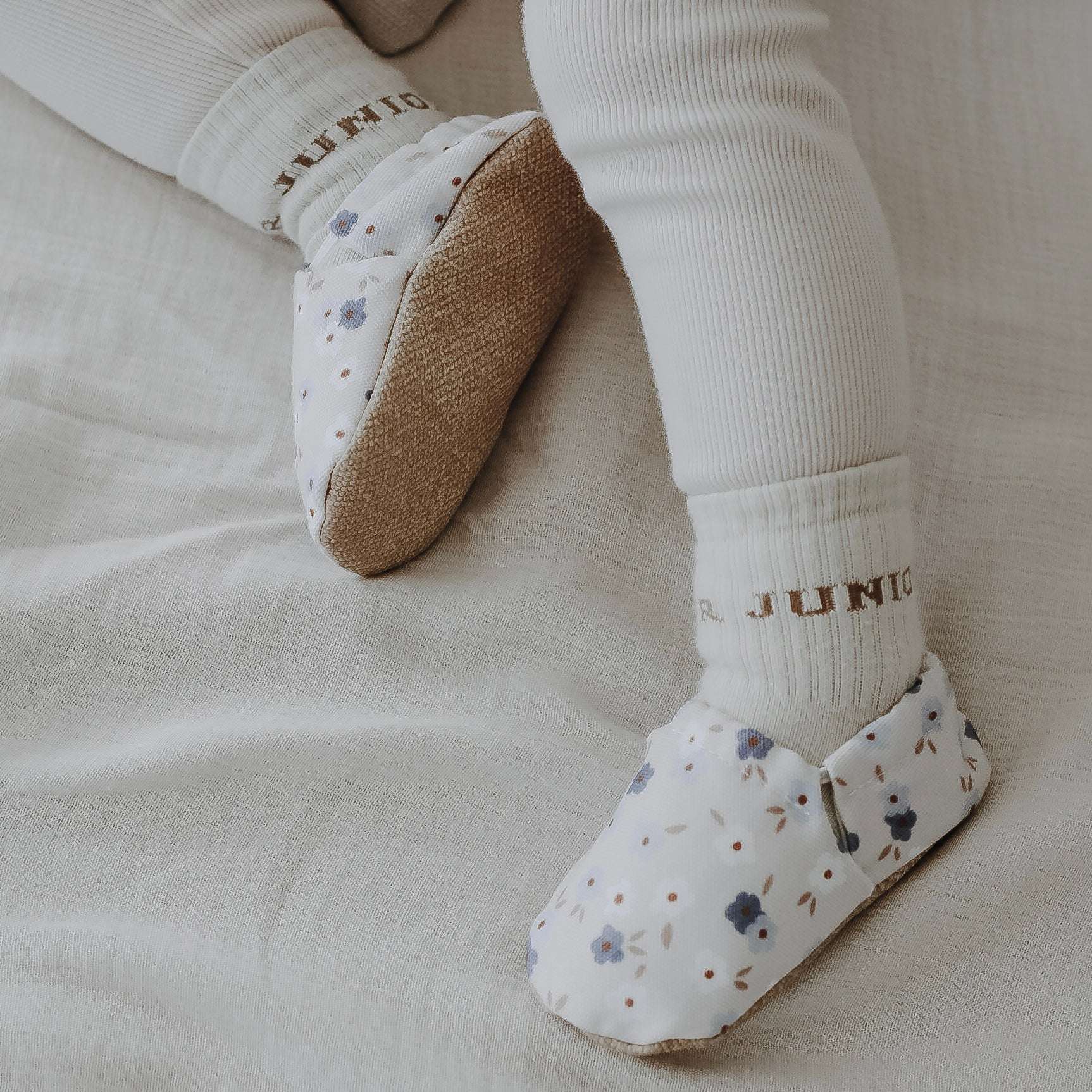 Vegan Shoes - Blue Flowers - Image 7