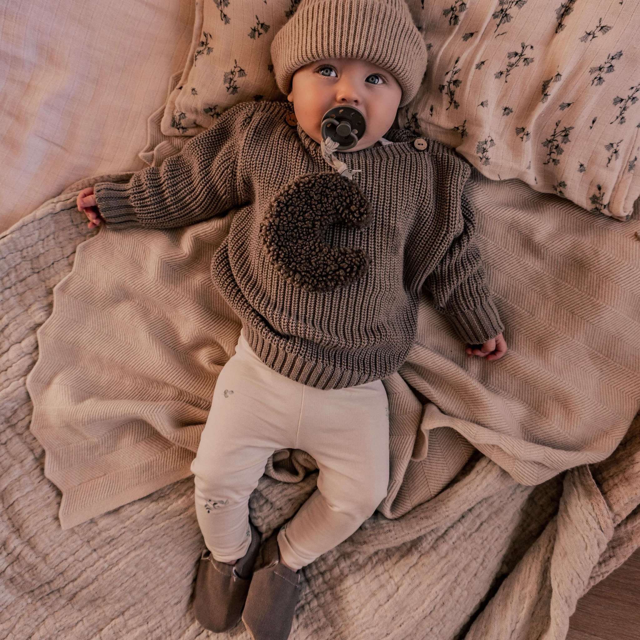 Organic Leggings - Classy Eucalyptus - SALE - Image 5