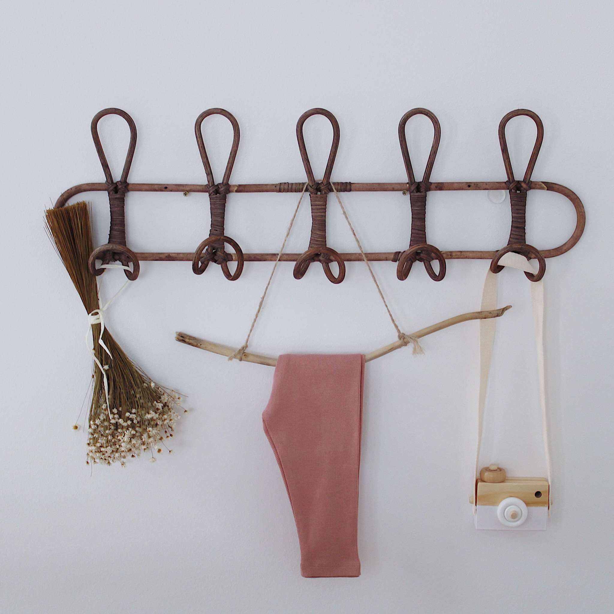 Organic Rib Leggings - Dusty Rose - Image 9