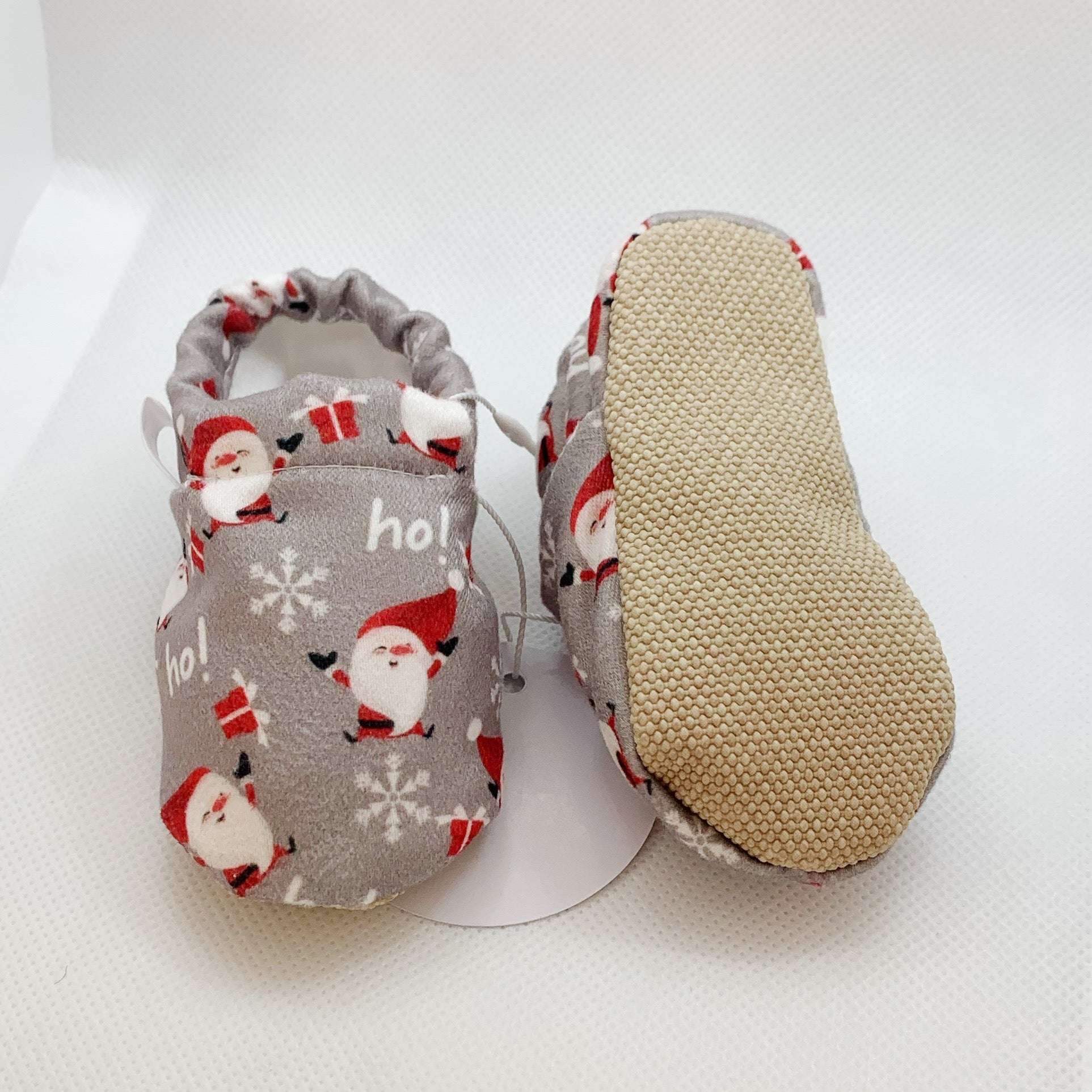 Vegan Newborn Shoes - Santa Claus - S A L E (Size 17) - Image 5
