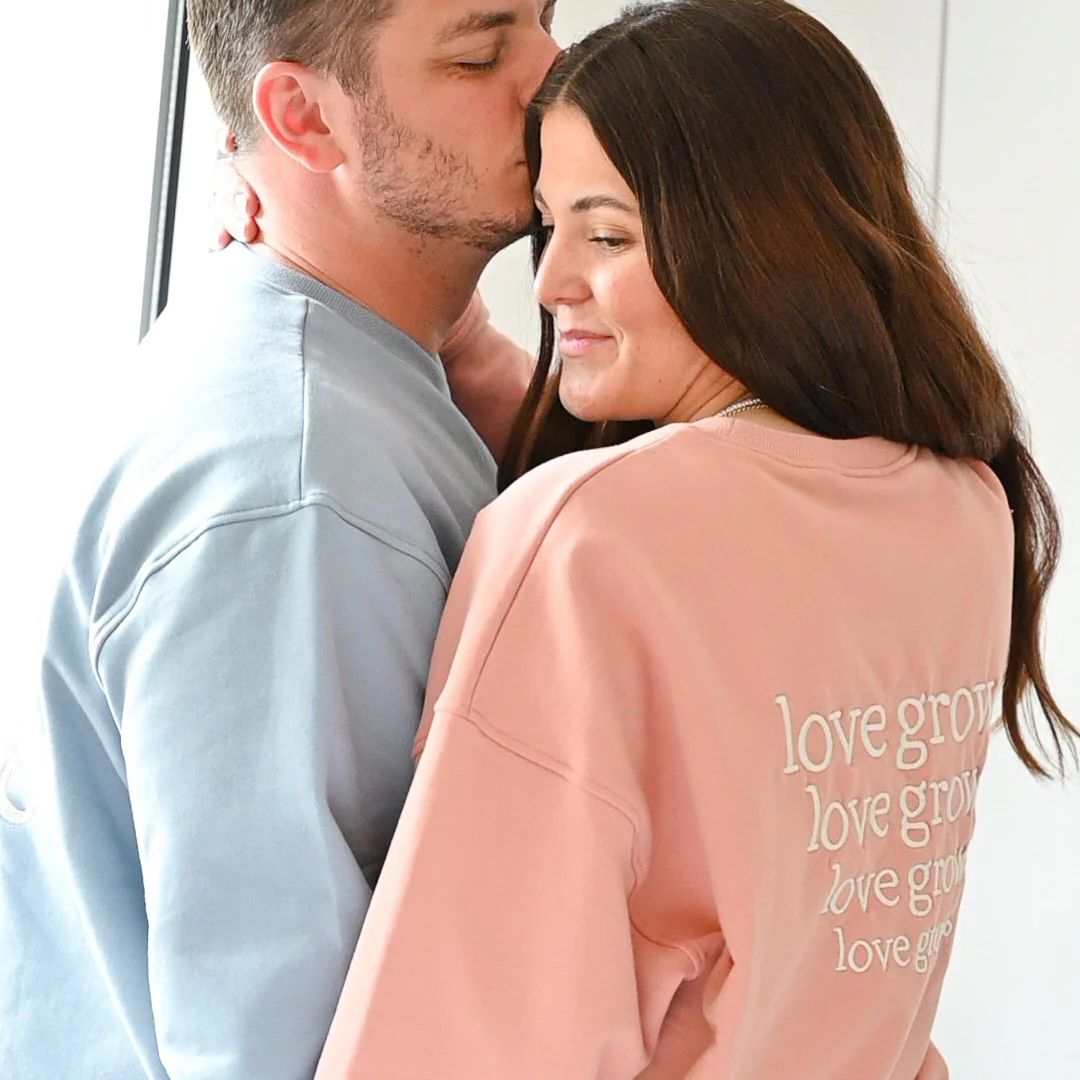 Family Sweatshirt - MUM - Dusty Rose - Love Grows - Image 11