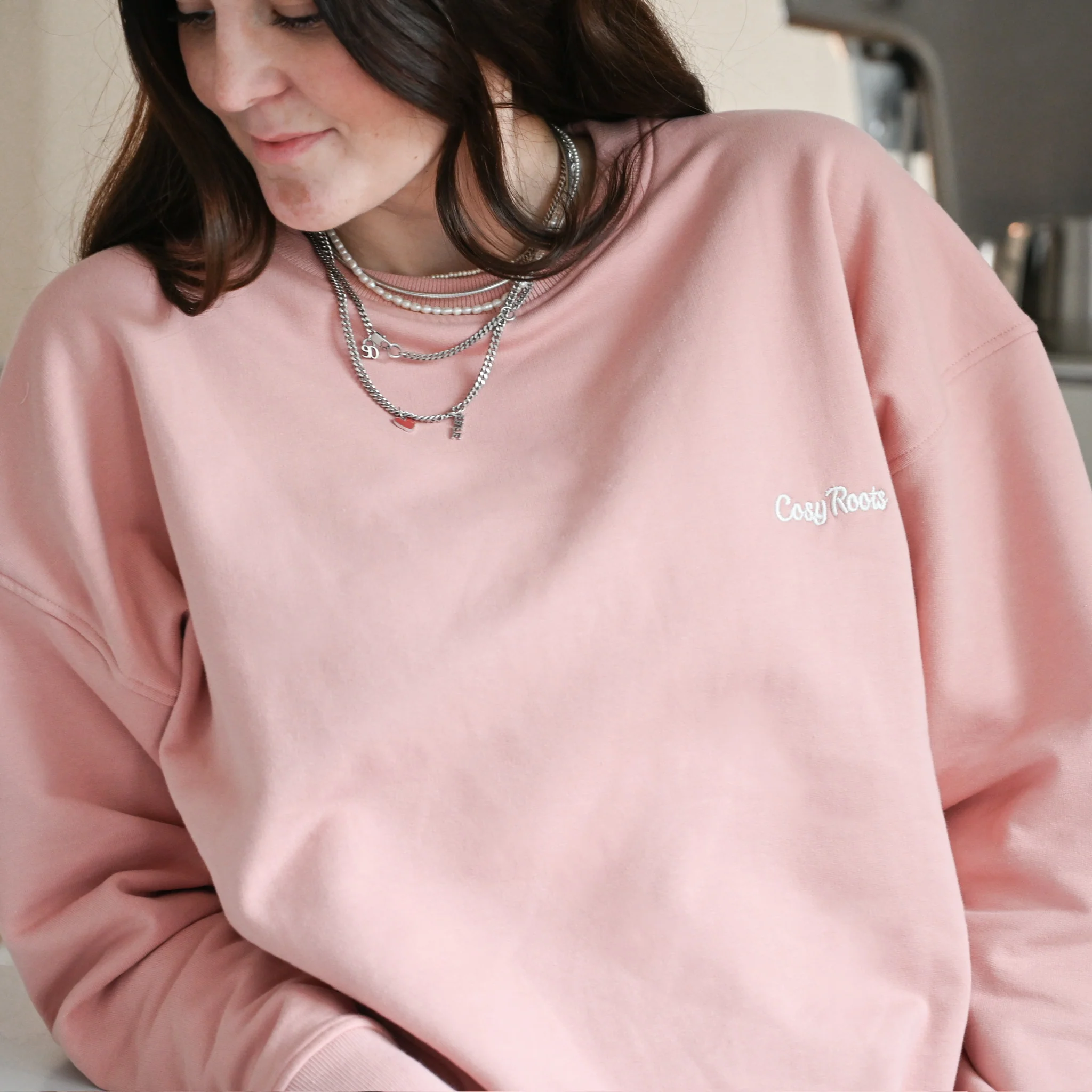 Family Sweatshirt - MUM - Dusty Rose - Love Grows - Image 6
