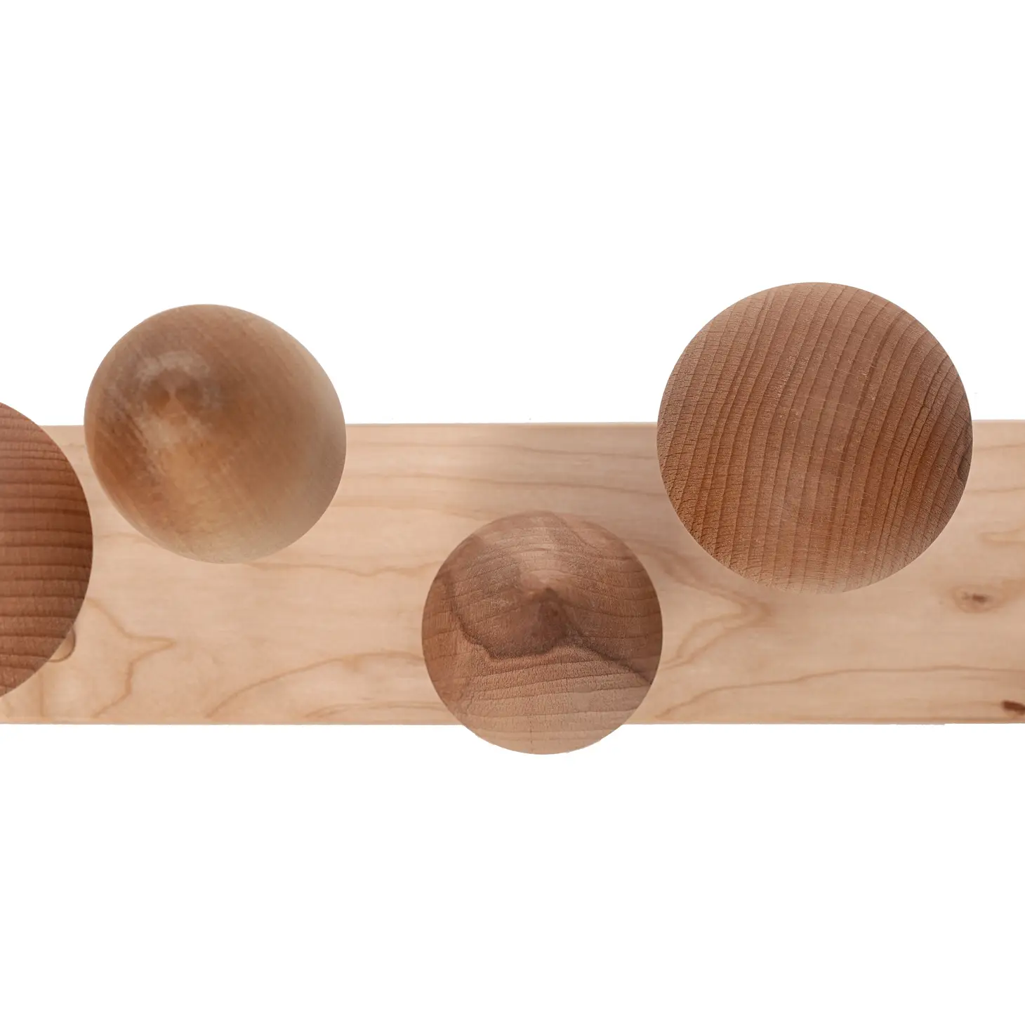 Natural Wooden Stacking Toy - Tree Crowns - Image 3