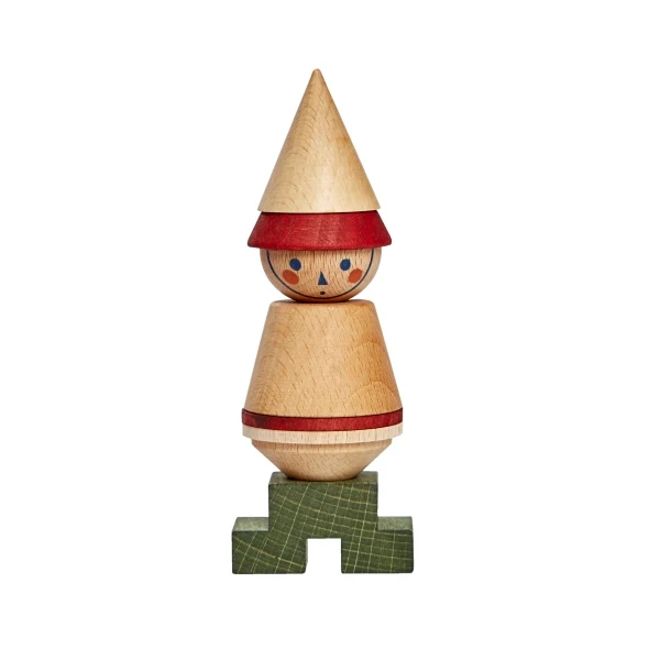 Natural Wooden Toy Stick - Red - Image 4