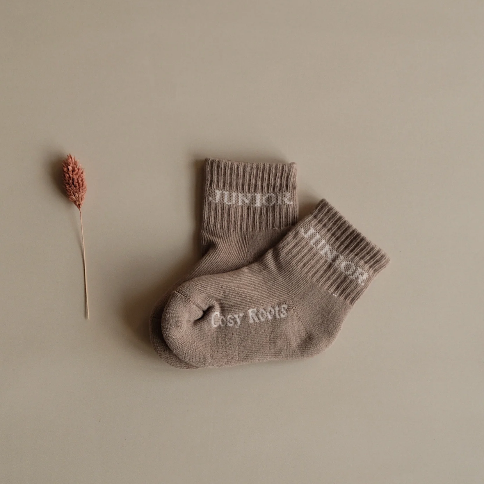 Organic Junior Socks - Oatmilk - Image 10
