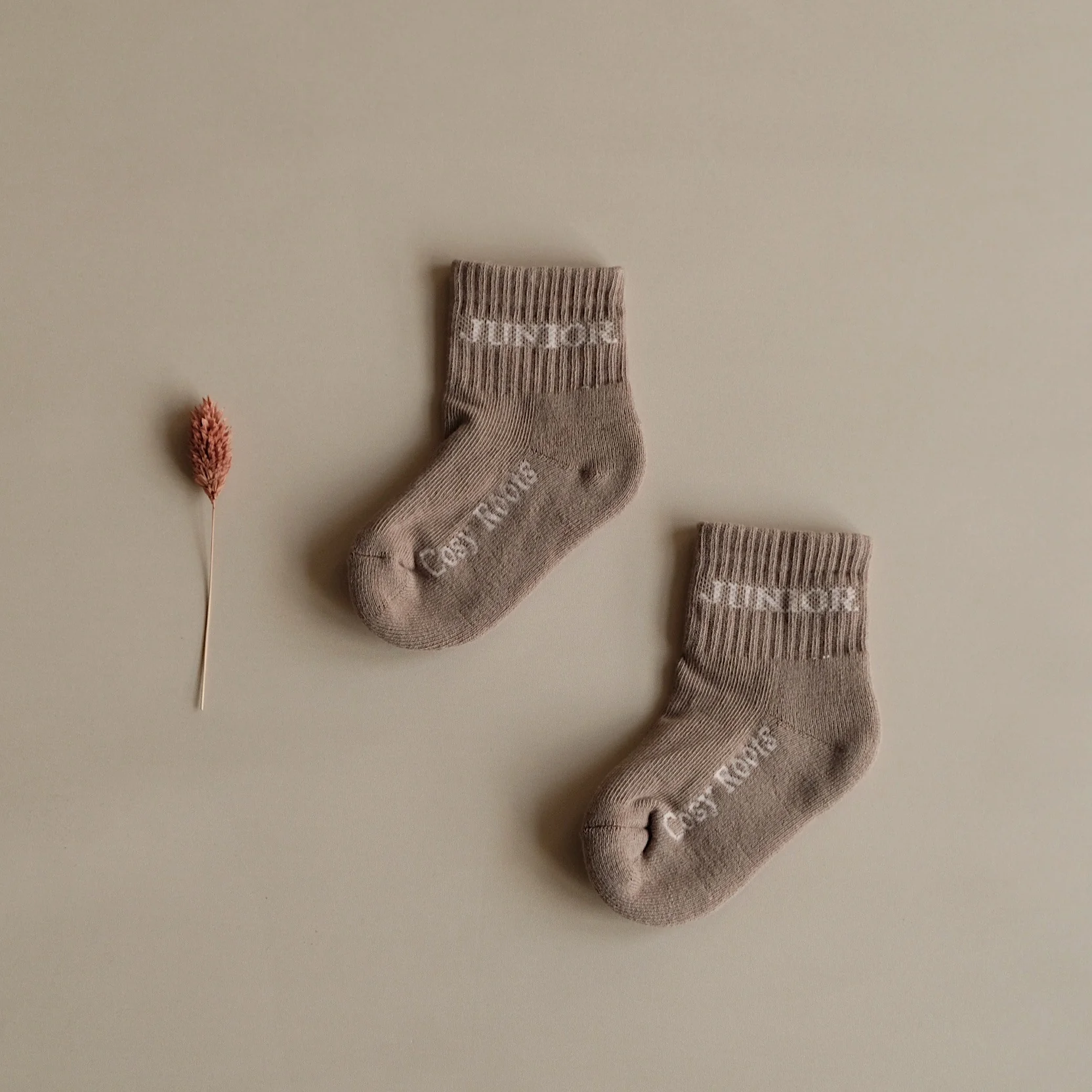 Organic Junior Socks - Oatmilk - Image 12